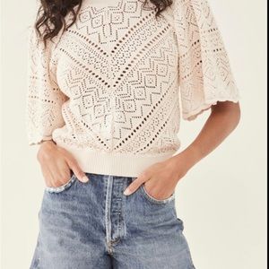 Black ba&sh Claire sweater top (size 0) for all seasons and occasions